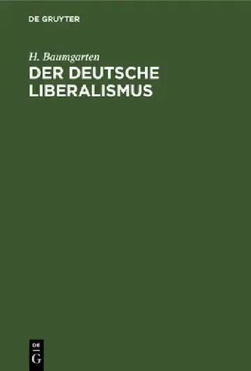 Cover of Der Deutsche Liberalismus