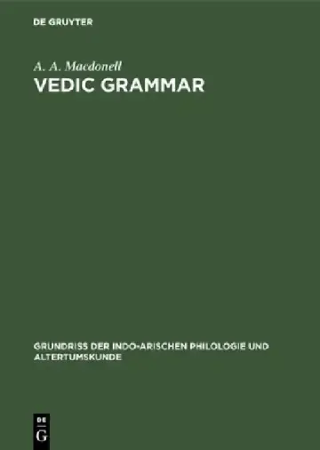 Cover of Vedic Grammar