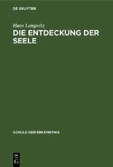 Cover of Die Entdeckung Der Seele