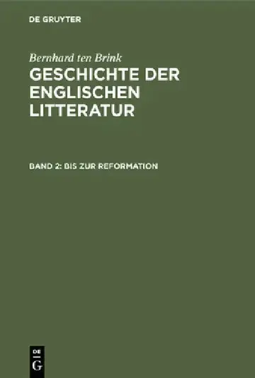Cover of Bis Zur Reformation