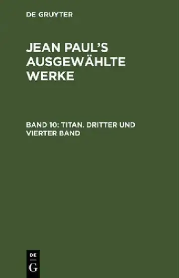 Cover of Titan. Dritter und vierter Band