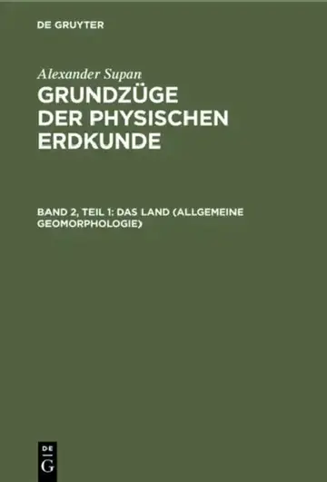 Cover of Das Land (Allgemeine Geomorphologie)