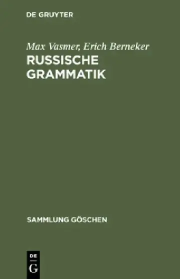 Cover of Russische Grammatik