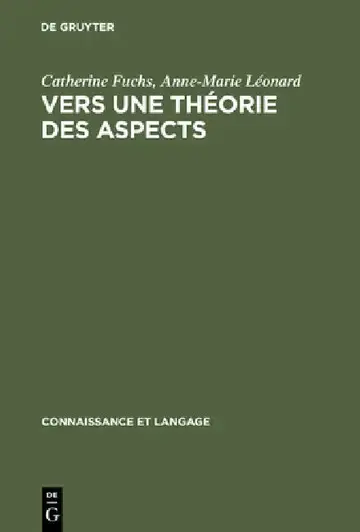 Cover of Vers une théorie des aspects
