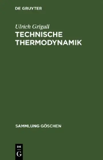Cover of Technische Thermodynamik