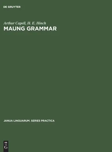 Cover of Maung grammar