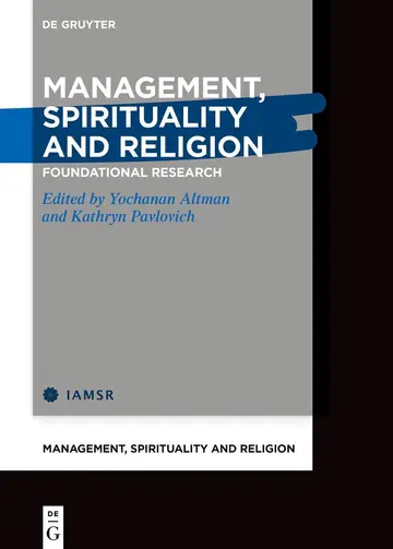 Cover of Management Spirituality and Religion