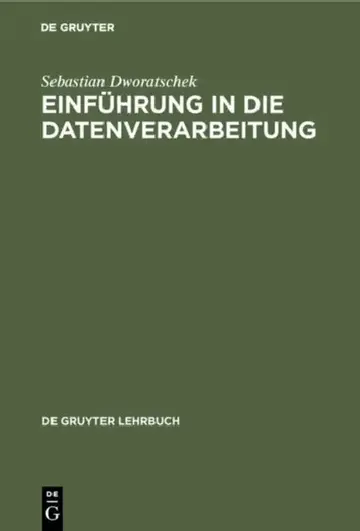Cover of Einführung in die Datenverarbeitung