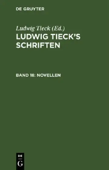 Cover of Novellen
