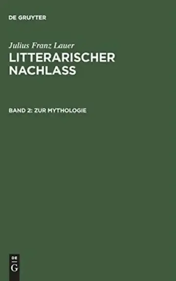 Cover of Zur Mythologie