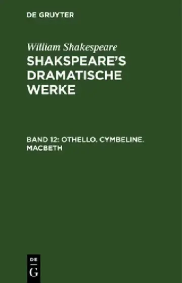 Cover of Othello. Cymbeline. Macbeth