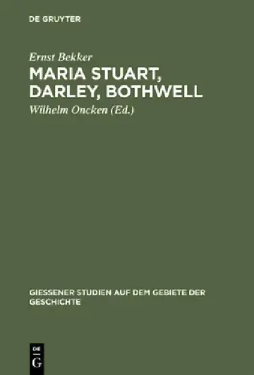 Cover of Maria Stuart, Darley, Bothwell