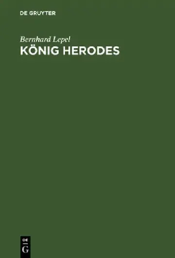 Cover of König Herodes