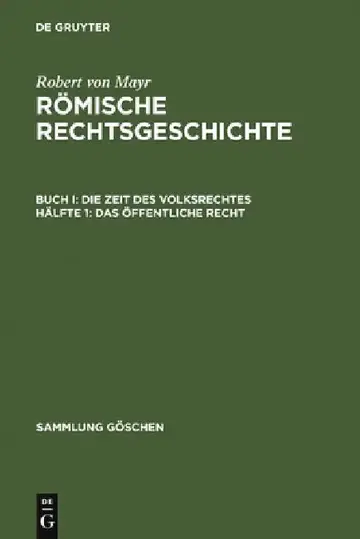 Cover of Das öffentliche Recht