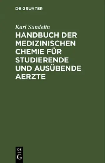 Cover of Handbuch der medizinischen Chemie für studierende und ausübende Aerzte