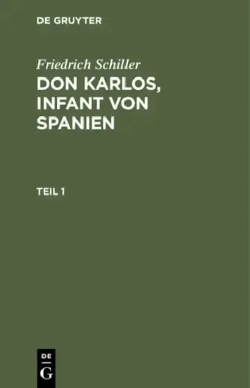 Cover of Friedrich Schiller
