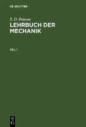 Cover of Lehrbuch der Mechanik