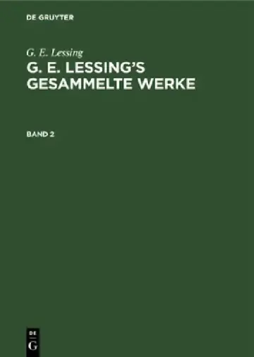 Cover of G. E. Lessing