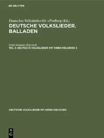 Cover of Deutsche Volkslieder. Balladen. Band 3, Hälfte 3