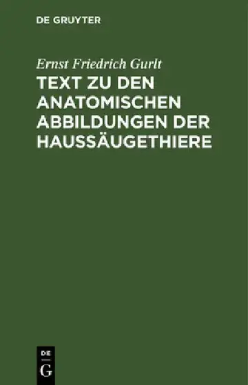Cover of Text Zu Den Anatomischen Abbildungen Der Haussäugethiere