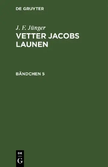 Cover of J. F. Jünger