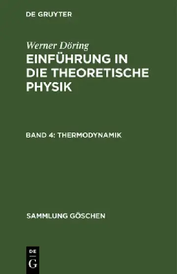 Cover of Thermodynamik