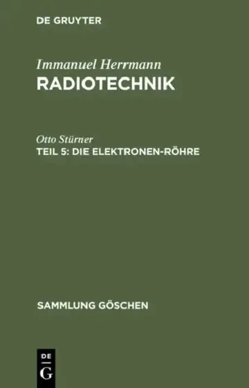 Cover of Die Elektronen-Röhre