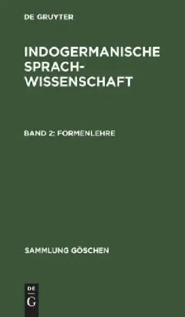 Cover of Formenlehre