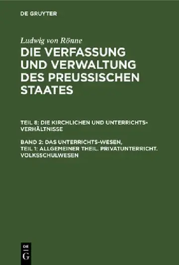 Cover of Das Unterrichts-Wesen, Teil 1