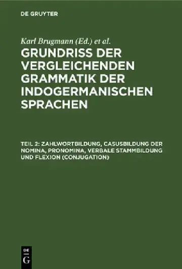Cover of Zahlwortbildung, Casusbildung der Nomina, Pronomina, verbale Stammbildung und Flexion (Conjugation)