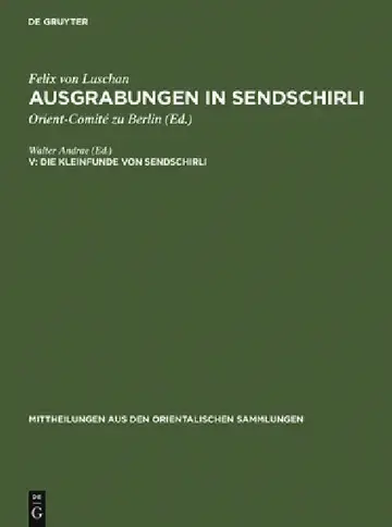 Cover of Die Kleinfunde von Sendschirli