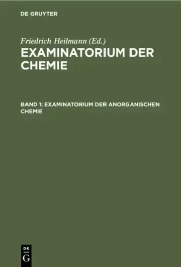 Cover of Examinatorium Der Anorganischen Chemie