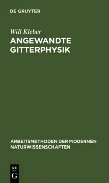 Cover of Angewandte Gitterphysik