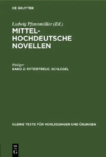 Cover of Rittertreue. Schlegel