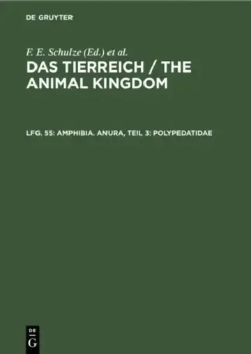 Cover of Amphibia. Anura, Teil 3