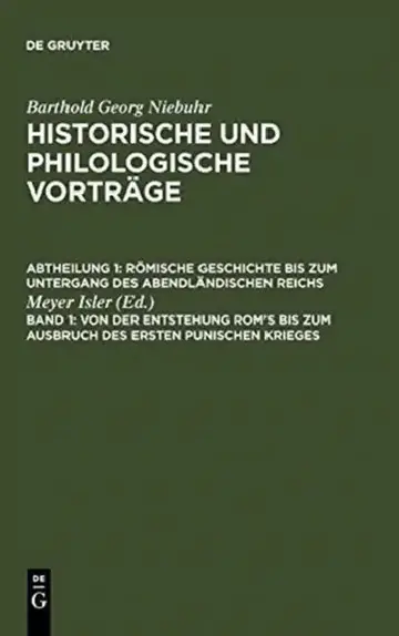 Cover of Von Der Entstehung Rom's Bis Zum Ausbruch Des Ersten Punischen Krieges