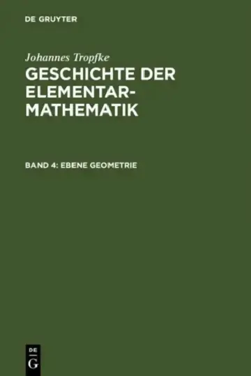 Cover of Ebene Geometrie