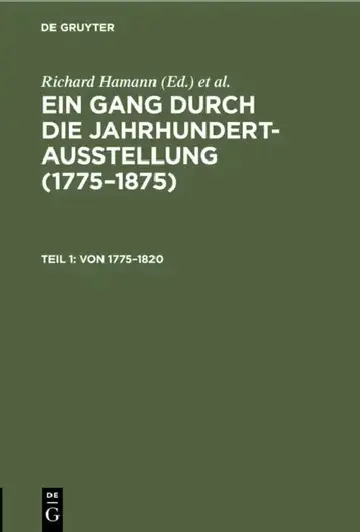 Cover of Von 1775-1820