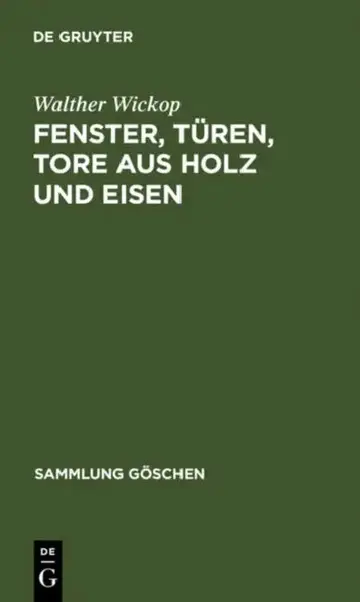 Cover of Fenster, Türen, Tore aus Holz und Eisen