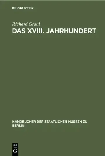 Cover of Das XVIII. Jahrhundert