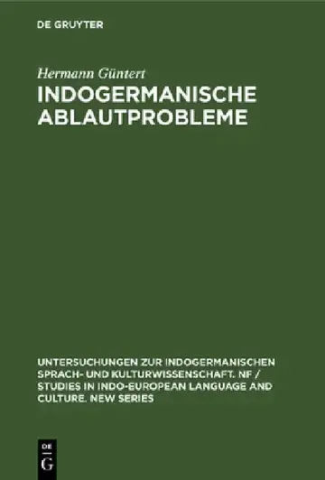 Cover of Indogermanische Ablautprobleme