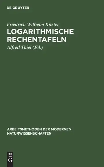 Cover of Logarithmische Rechentafeln