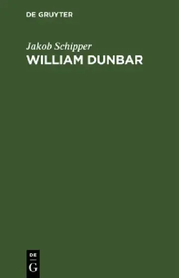 Cover of William Dunbar