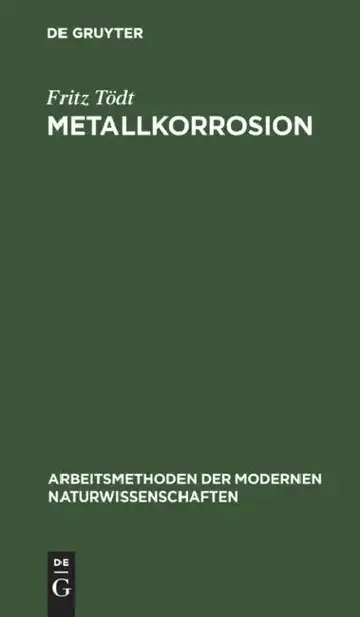 Cover of Metallkorrosion