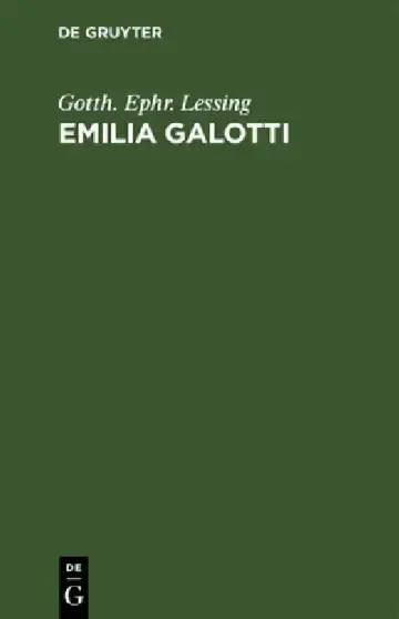 Cover of Emilia Galotti