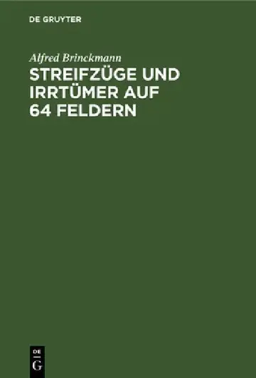 Cover of Streifzüge Und Irrtümer Auf 64 Feldern