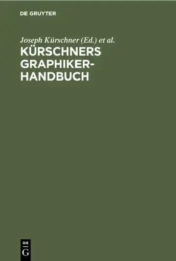 Cover of Kürschners Graphiker-Handbuch