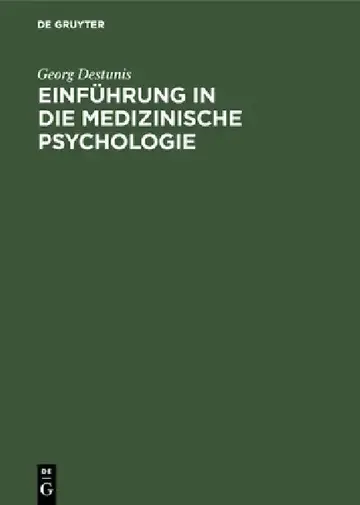 Cover of Einführung in Die Medizinische Psychologie