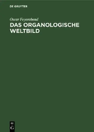 Cover of Das Organologische Weltbild