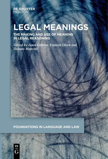 Cover of Legal Meanings